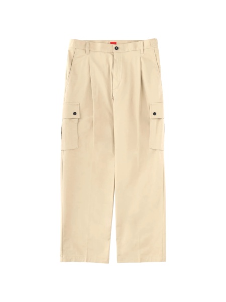 Pantaloni drepti Hugo Boss neutri