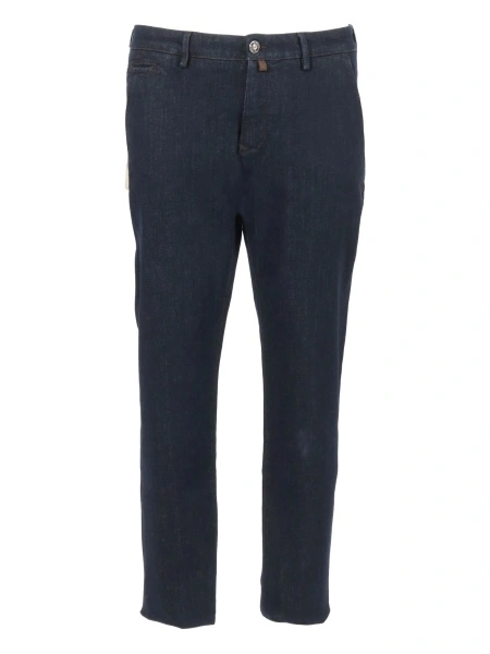 Pantaloni drepti Jacob Cohen albastri