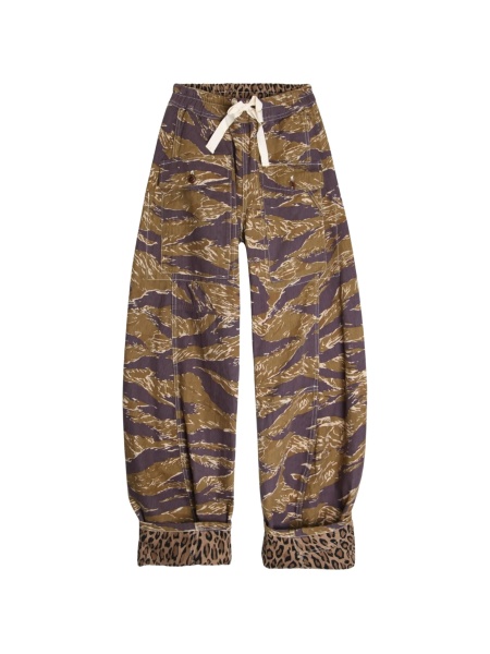 Pantaloni drepti R13 verzi