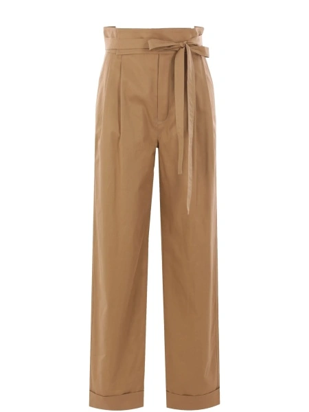 Pantaloni drepti Saint Laurent maro
