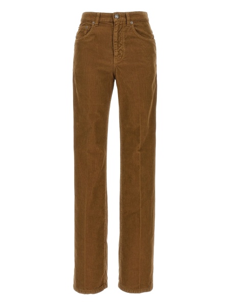 Pantaloni drepti Saint Laurent maro