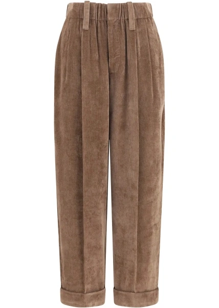 Pantaloni Elasticated viscose and cashmere Pants