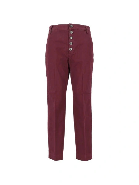Pantaloni eleganti Dondup rosii