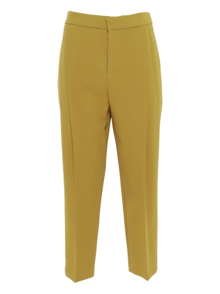 Pantaloni eleganti Elisabetta Franchi galbeni