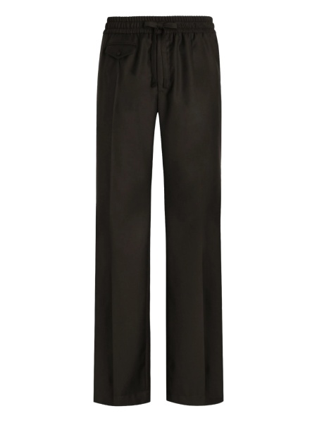 Pantaloni evazati Dolce & Gabbana negri
