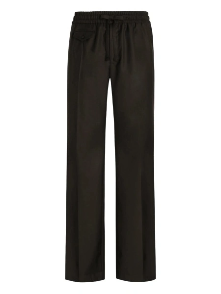 Pantaloni evazati Dolce & Gabbana negri