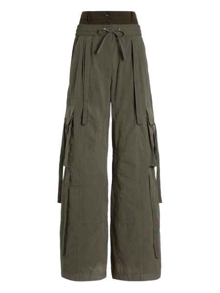 Pantaloni evazati Dolce & Gabbana verzi