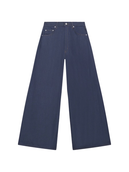 Pantaloni evazati Dondup albastri