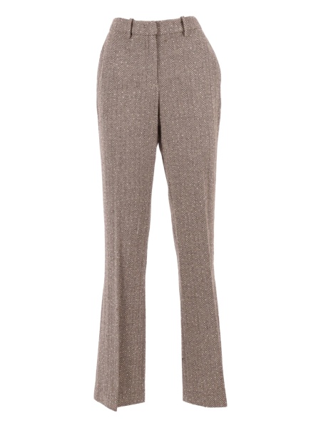 Pantaloni evazati ERMANNO FIRENZE maro