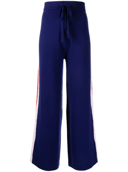 Pantaloni evazati Être Cécile albastri