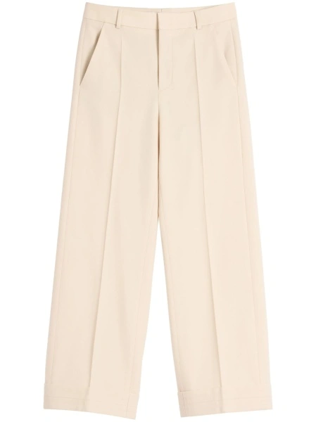 Pantaloni evazati Valentino Garavani neutri