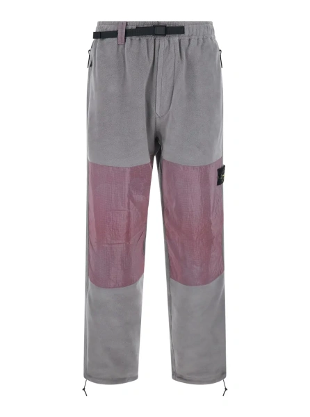 Pantaloni FLEECE Pants in Tech Fabric Gray for Men