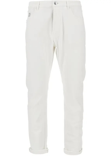 Pantaloni Garment-dyed comfort denim pants