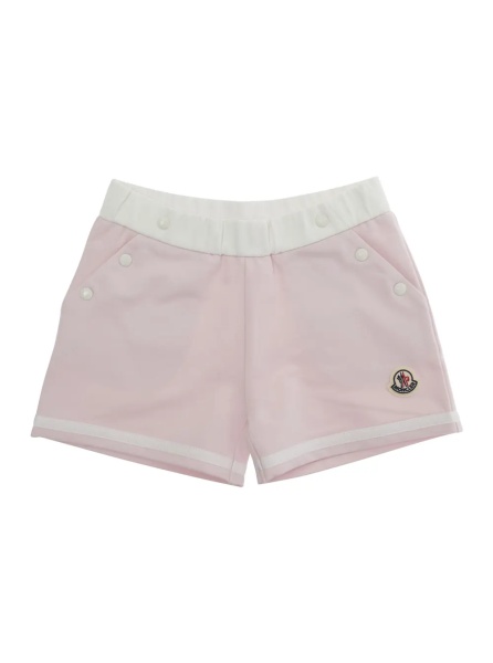Pantaloni GIRL SWEAT BOTTOMS Pink with elastic waistband in Viscose and Cotton for Women