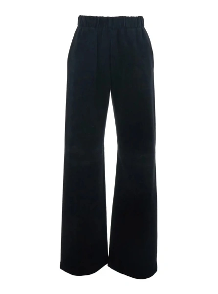 Pantaloni Golden Goose negri din bumbac