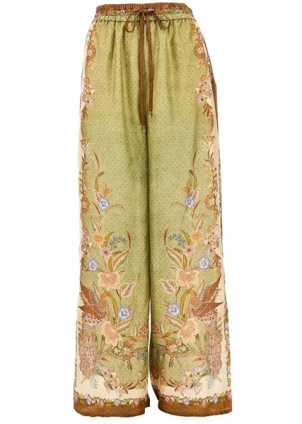 Pantaloni 'Indra' silk pants
