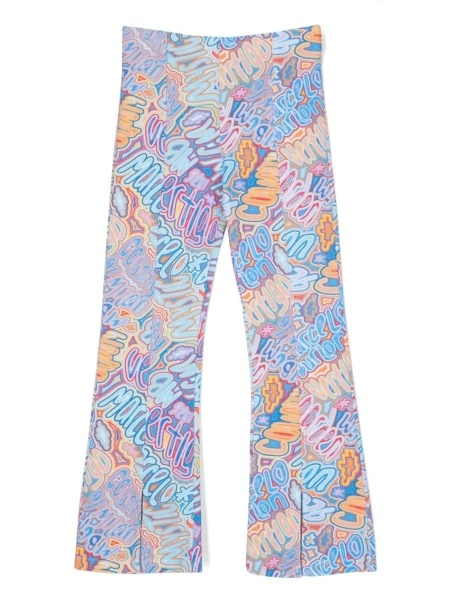 Pantaloni Marcelo Burlon albastri