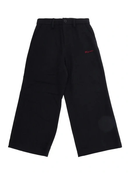 Pantaloni Marni albastri din lana