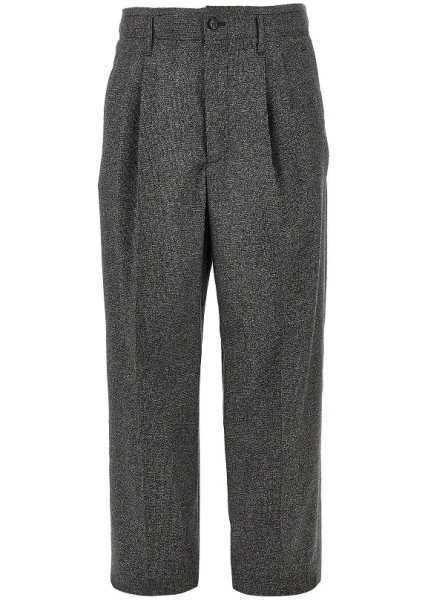 Pantaloni Mouliné wool blend pants with darts