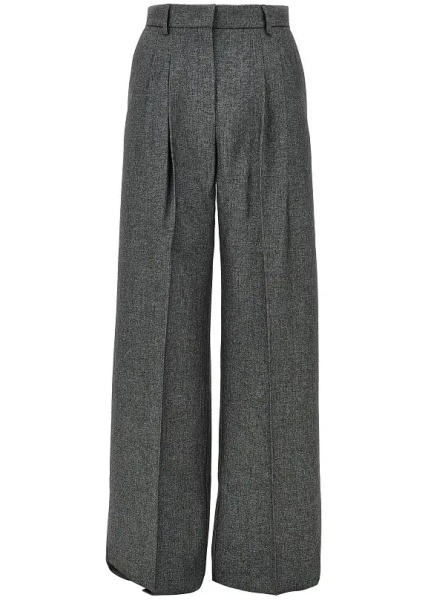 Pantaloni 'Nathalie' mouliné knitting pants