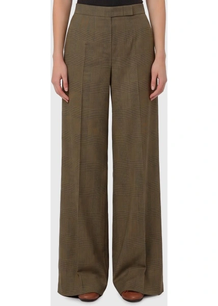 Pantaloni Netto Prince Of Wales Wool Trousers