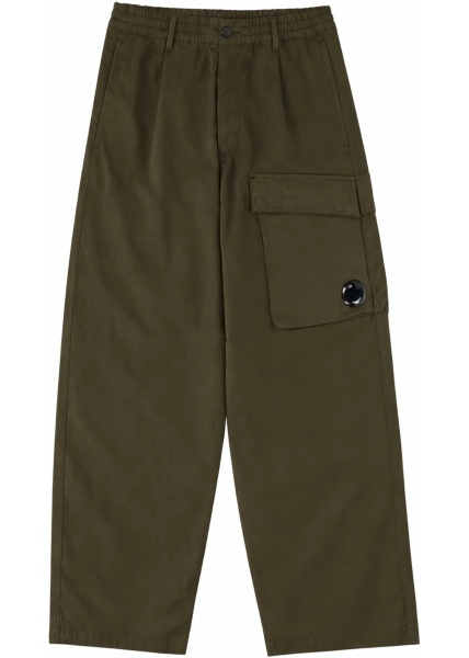 Pantaloni Pantalone Cargo Con Patch Logo