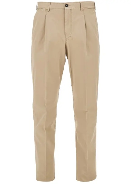 Pantaloni PT Hamptons gabardine pants