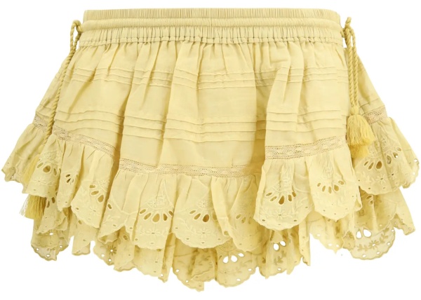 Pantaloni Puria Shorts with ruffles