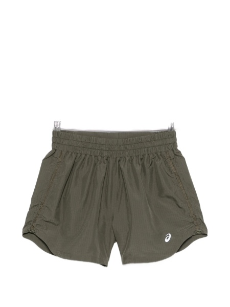 Pantaloni scurti ASICS verzi din poliester reciclat