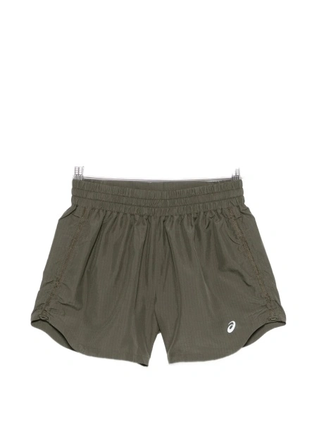 Pantaloni scurti ASICS verzi din poliester reciclat