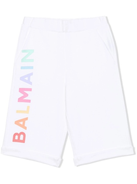 Pantaloni scurti Balmain albi