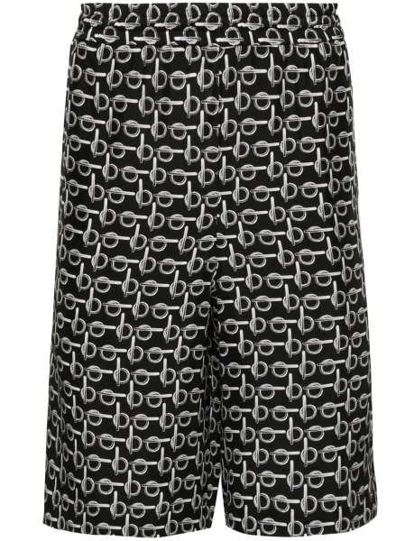 Pantaloni scurti Burberry negri