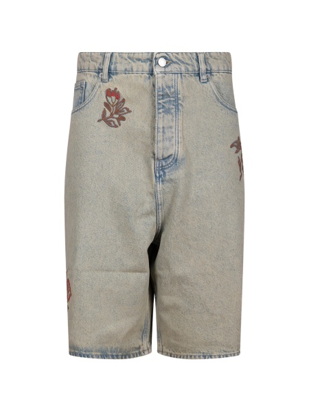 Pantaloni scurti DRÔLE DE MONSIEUR albastri