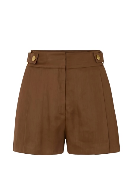Pantaloni scurti Elisabetta Franchi maro