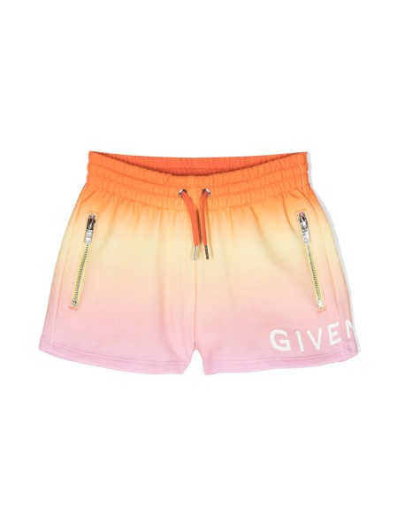 Pantaloni scurti Givenchy portocalii din bumbac