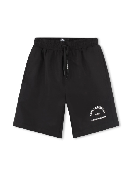 Pantaloni scurti Karl Lagerfeld negri