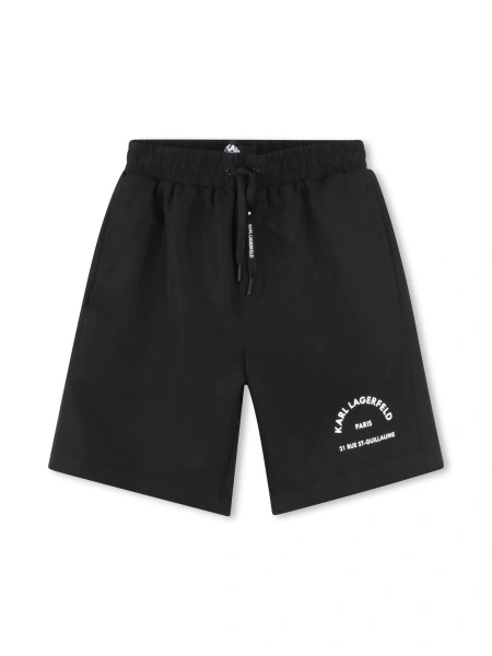 Pantaloni scurti Karl Lagerfeld negri