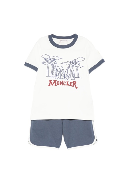 Pantaloni scurti Moncler albi