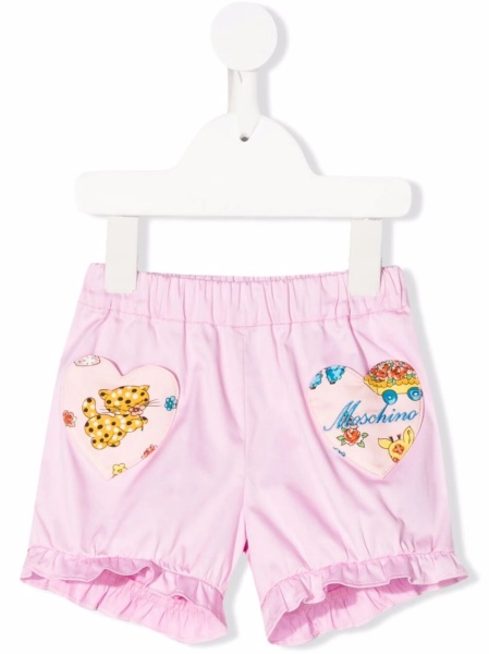 Pantaloni scurti Moschino roz