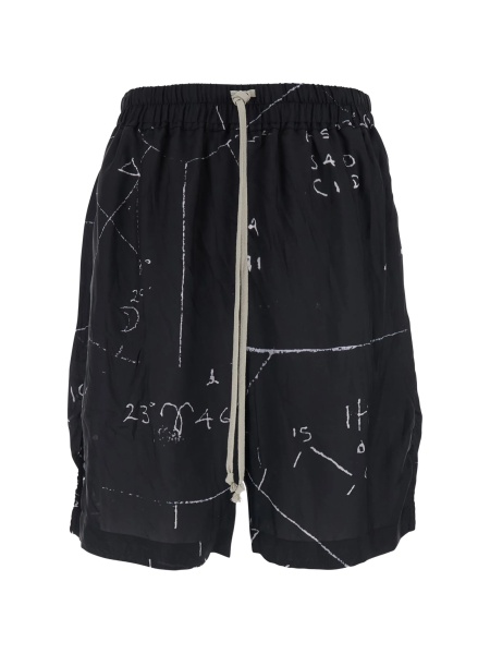 Pantaloni scurti Rick Owens negri