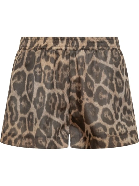 Pantaloni scurti Stella McCartney maro