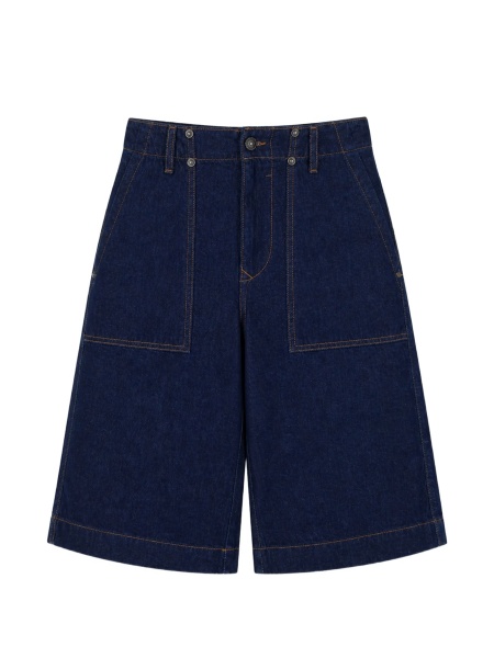 Pantaloni scurti Versace Jeans Couture albastri
