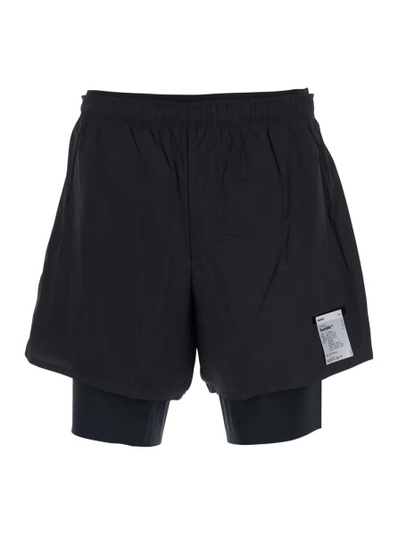 Pantaloni Shorts 'TechSilk 8' with Side Pockets in Black