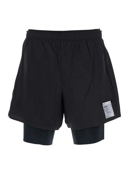 Pantaloni Shorts 'TechSilk 8' with Side Pockets in Black