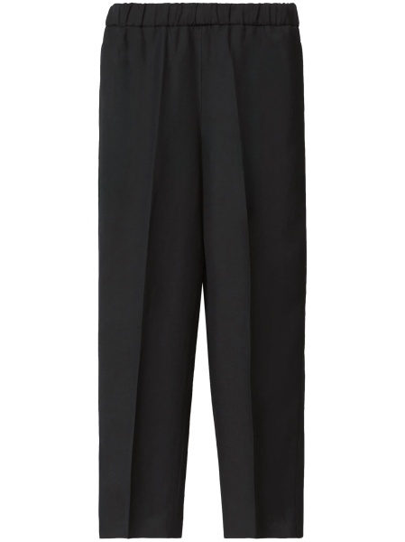 Pantaloni talie inalta Fabiana Filippi negri
