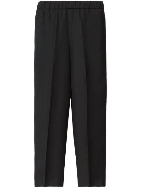 Pantaloni talie inalta Fabiana Filippi negri