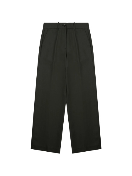 Pantaloni talie inalta NINE:INTHE:MORNING verzi
