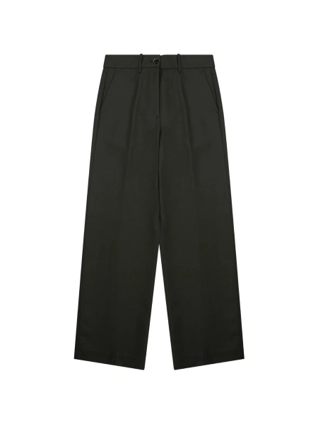 Pantaloni talie inalta NINE:INTHE:MORNING verzi