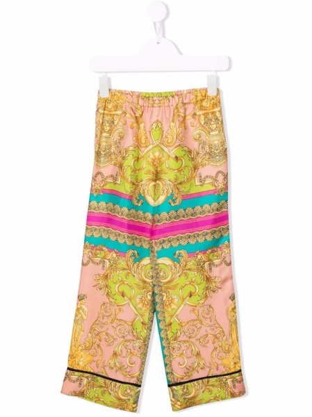 Pantaloni Versace galbeni
