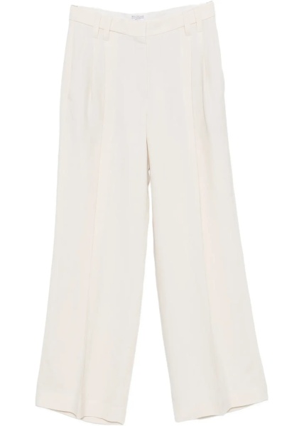 Pantaloni Wide Pants in fluid twill